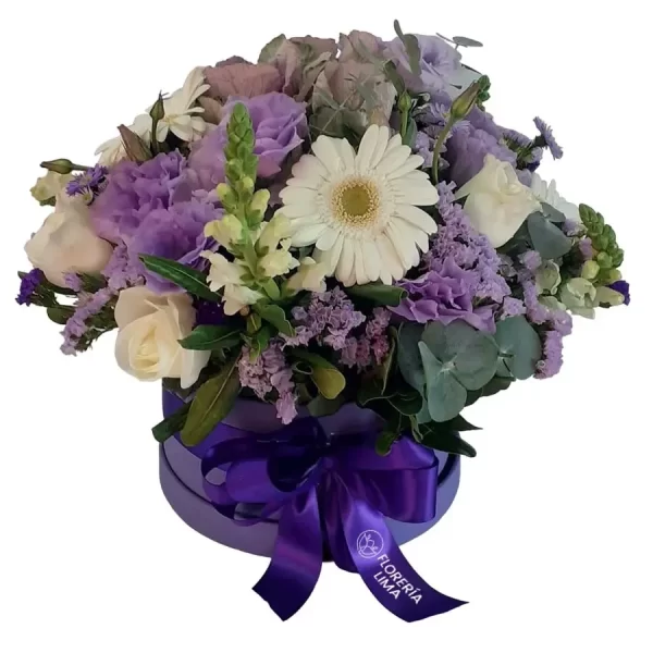 Box de Flores Violetas