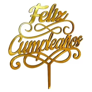 Topper de Feliz Cumpleaños