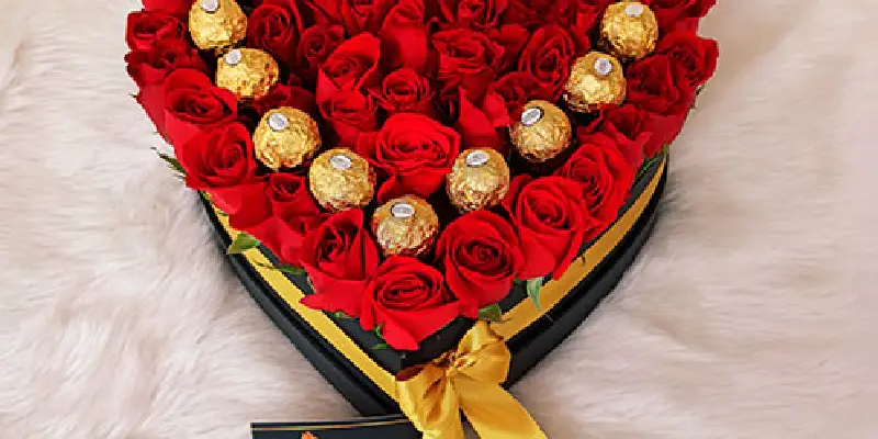 corazón de ferrero rocher 