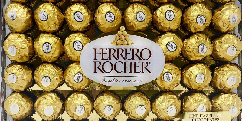 caja de regalo de chocolate ferrero rocher