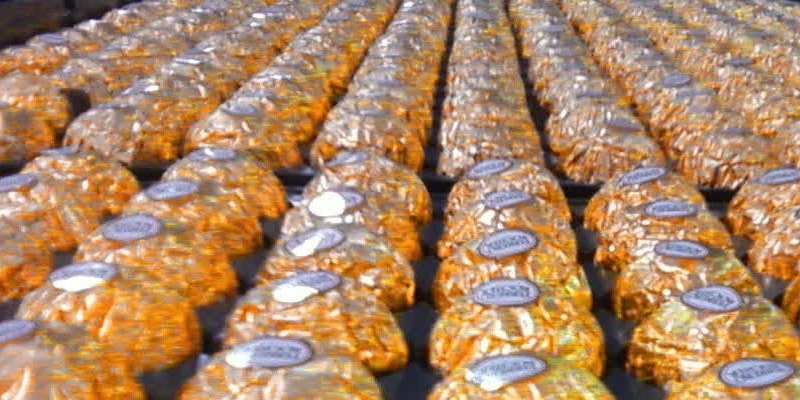 producción chocolates ferrero rocher