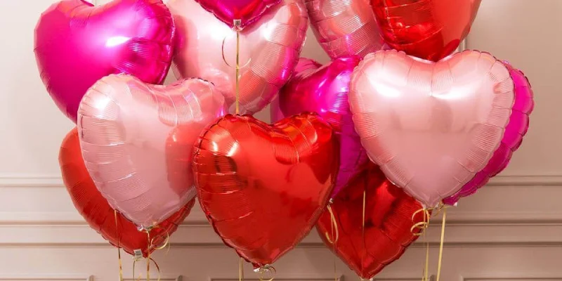 10 ideas de decoración con globos de corazón