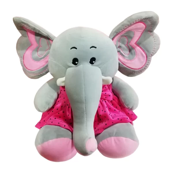 elefante chica peluche