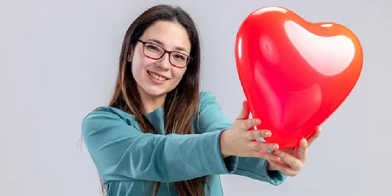 fotos de globos forma corazón