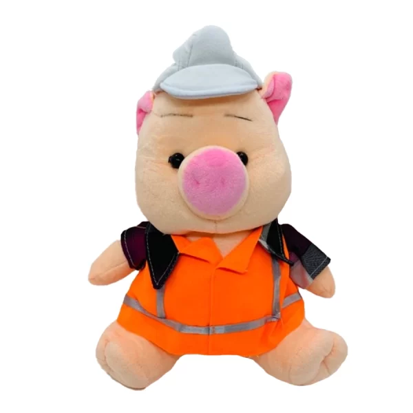 peluche cerdo ingeniero