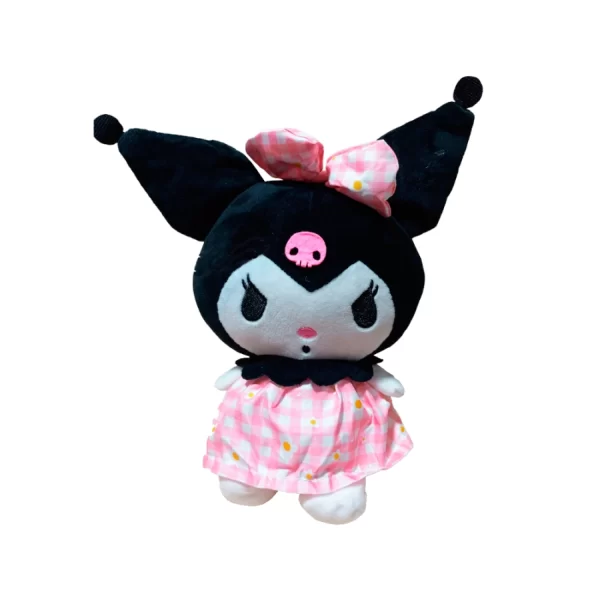 peluche kuromi falda rosada