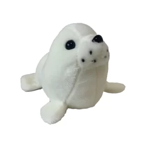 peluche lobo marino blanco