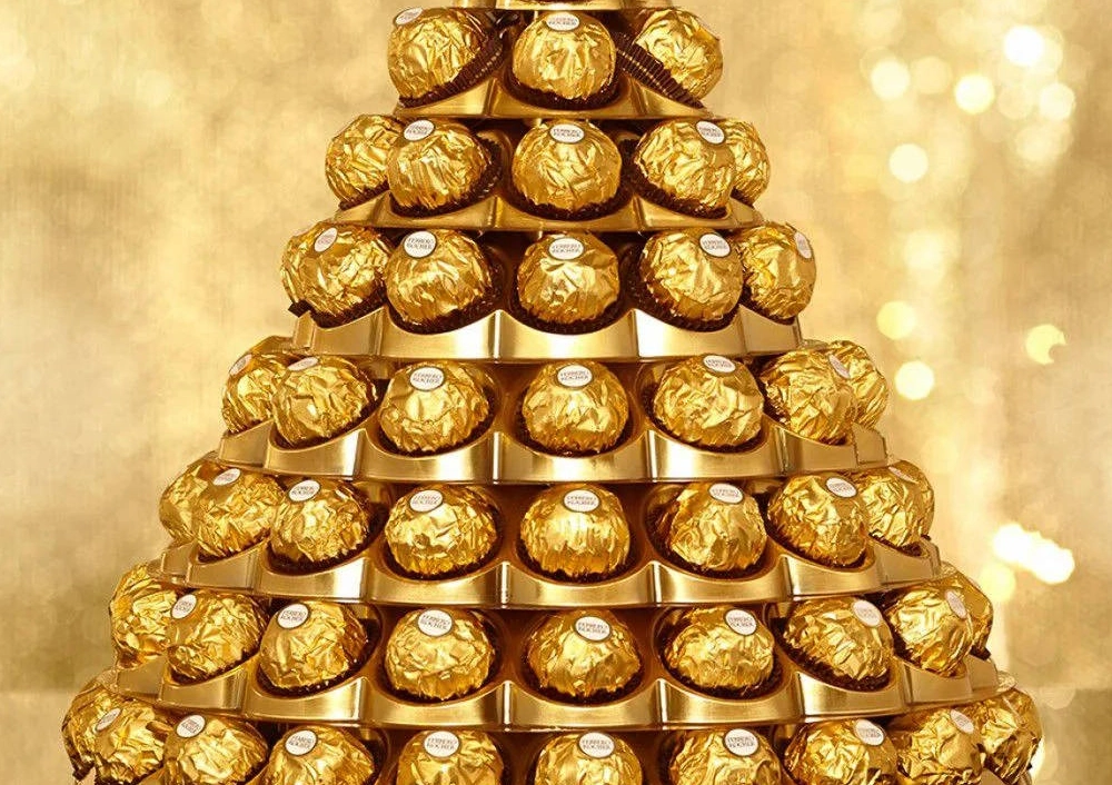 piramide de ferrero rocher