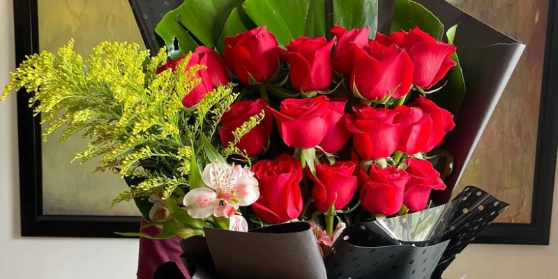 rosas rojas elegantes 