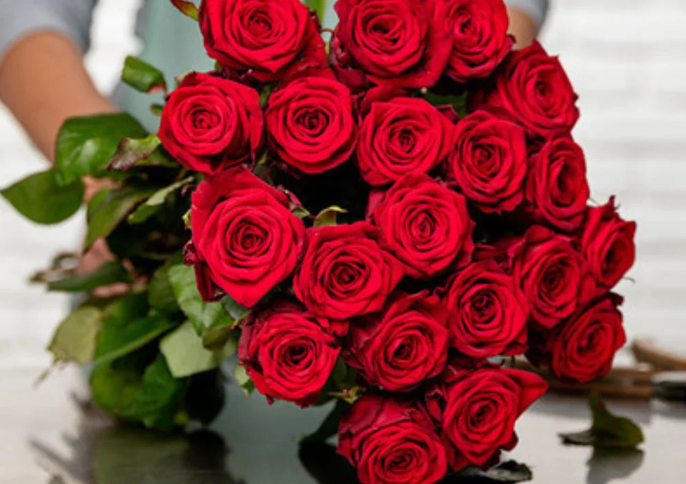 ramo premium rosas rojas durabilidad