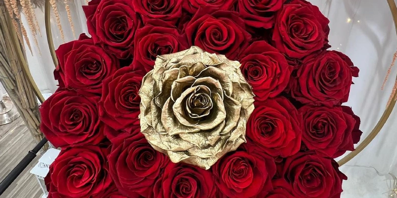 gold rose regalo