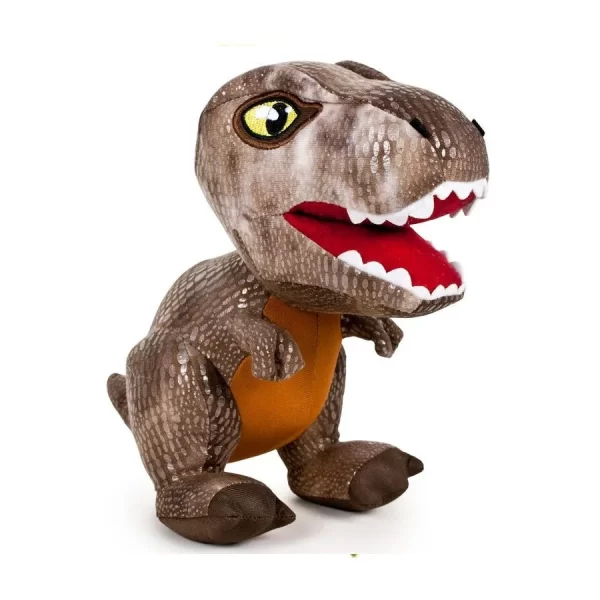 t rex marron peluche