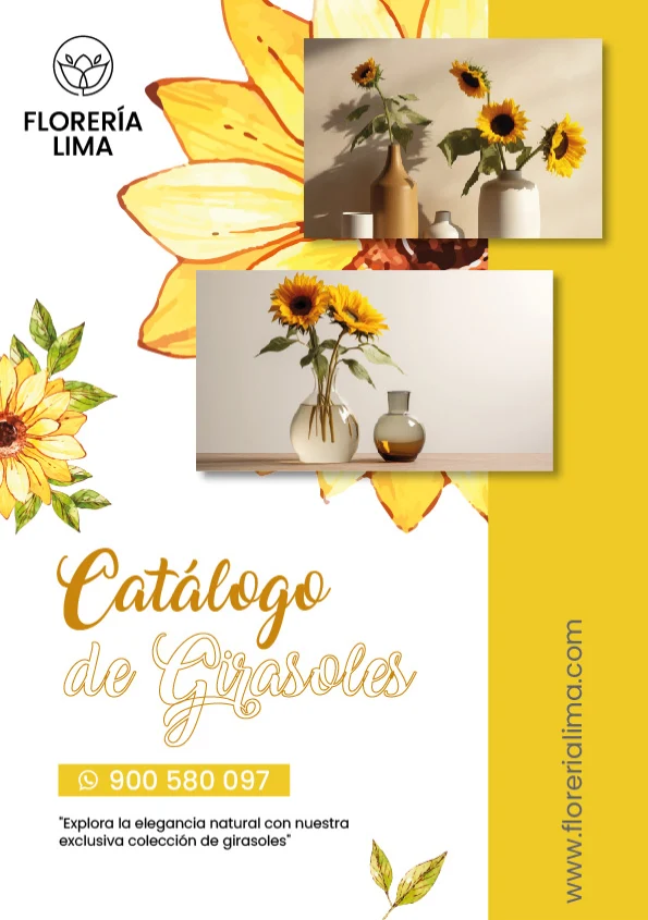 portada de girasoles